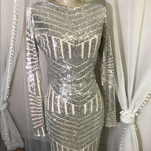 Silver dress